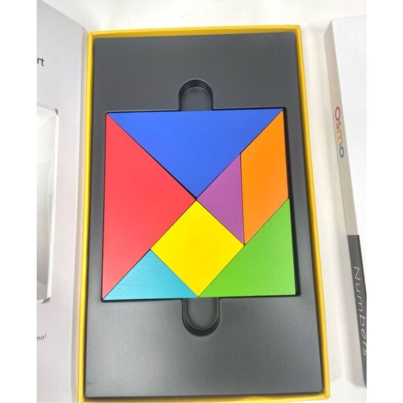 OSMO Genius Starter Kit + Genius Kit Tangrams Numbers Words & Coding for IPAD - Picture 4 of 11
